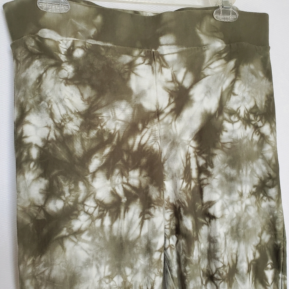 Torrid Moss Green Tie Dye High Rise Sweatpants Legging 2X - Picture 4 of 10